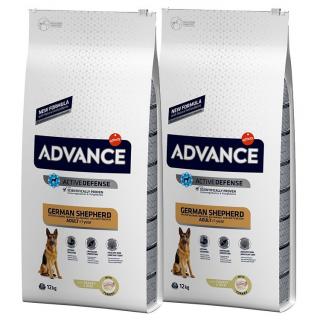 Pachet Economic Hrana Uscata Caini ADVANCE German Shepherd 2x12kg