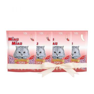 Pachet Economic Nisip Pisici MIAU MIAU Tofu Fresh 4x10L