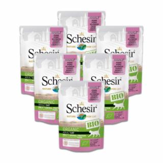 Pachet Schesir Cat Plic Bio Porc 6x85g