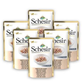 Pachet SCHESIR Cat Plic Ton si Somon 6x85g