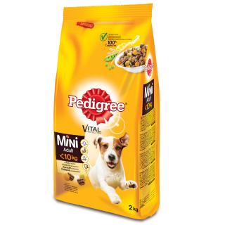 PEDIGREE Hrana Uscata Caine Adult, Talie Mica, Pasare, 2kg
