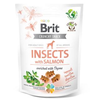 Recompense Caini BRIT Care Insecte, Somon si Cimbru 200g