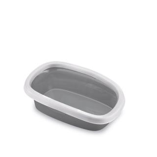 STEFANPLAST Litiera fara acoperis Sprint 10, White  Stone Grey, 31x43x14 cm