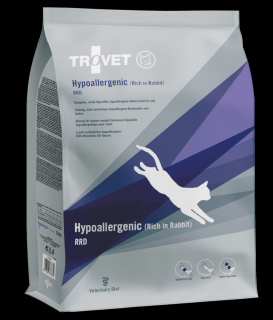 TROVET Hypoallergenic, Dieta Veterinara Uscata Pisica Adult, Iepure, 3 kg