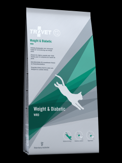 TROVET Weight  Diabetic, Dieta Veterinara Uscata Pisica Adult, Pasare si Peste, 3 kg
