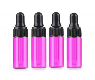 Set 4 sticle colorate de 5 ml cu pipeta