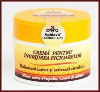 Crema pentru picioare 50ml - Apidava