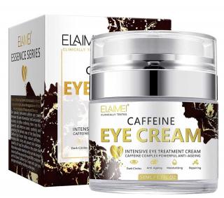Crema tratament premium pentru ochi cu Extract de Cafea, Efect Anti-Imbatranire si Anti-Cearcan, Elaimei, 50 ml