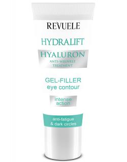 Gel contur ochi cu acid hialuronic, anti-rid, Revuele Hydralift, 25 ml