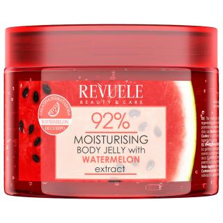 Jeleu pentru corp cu extract de Pepene Rosu Revuele 92% Moisturizing, 400 ml