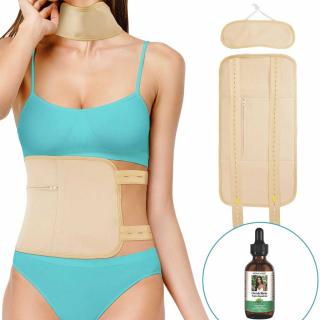 Kit Premium pentru Detoxifiere si Slabit NOVA KISS   Cu Ulei de Ricin Negru Jamaican 100% Natural, Rol Antioxidant, Anti Inflamator, Anti Stres si Insomnii