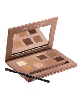 Paleta de Farduri 4 in 1 Bourjois Paris Rue Du Cafe 02 Chocolat Nude Edition, 7.68 g