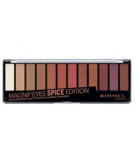 Paleta de farduri Rimmel London Magnif Eyes Eye Contouring Palette 005 Spice Edition, 14.2 g