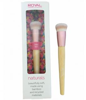 Pensula din bambus pentru conturarea tenului ROYAL Natural Expert Brush, 100% Eco-friendly