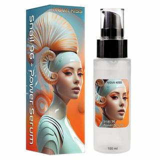 Ser Facial Puternic cu 96% Secretie Filtrata De Melc, NOVA KISS   Snail 96 Power Serum, 100 ml