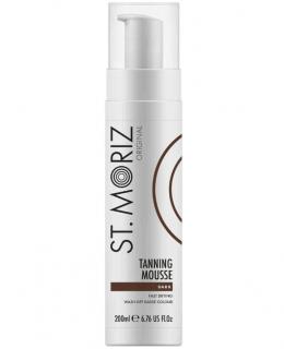 Spuma Autobronzanta Profesionala ST MORIZ Tanning Mousse, Efect instant, Dark, 200 ml