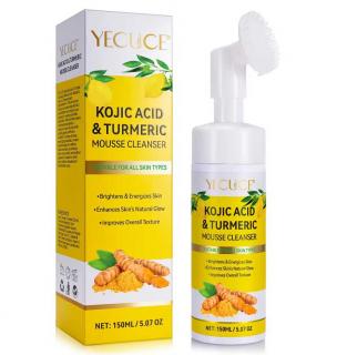 Spuma Premium pentru Curatarea si Imbunatatirea Aspectului Tenului cu Acid kojic, Turmeric, Efect de luminozitate, 150 ml