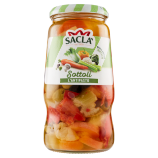 Antipast  Sacla din verdure in ulei 280 g