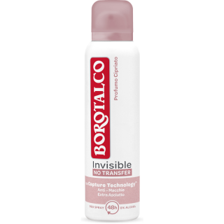 Antiperspirant Borotalco spray Invisible  Profumo Cipriato  150ml