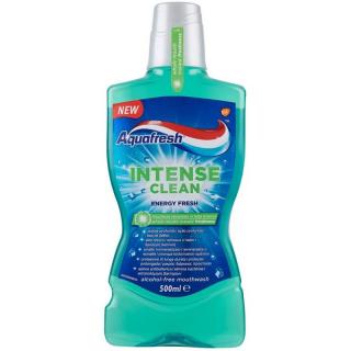 Apa de gura Aquafresh  Intense Clean fara alcool 500 ml