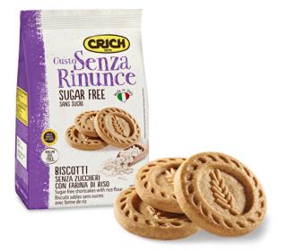 Biscuiti cu faina de orez Crich fara zahar 270gr