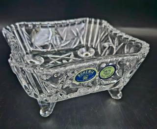 Bol Ingrid din cristal de BOHEMIA cu 4 picioruse