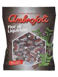 Bomboane Ambrosoli cu flori de liquirizia fara gluten 150gr