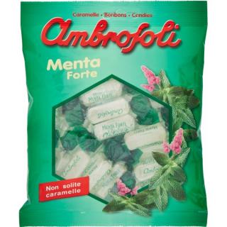 Bomboane Ambrosoli cu menta puternica fara gluten 150gr