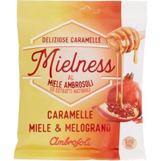 Bomboane Mielness Ambrosoli cu miere si rodie fara gluten 90gr