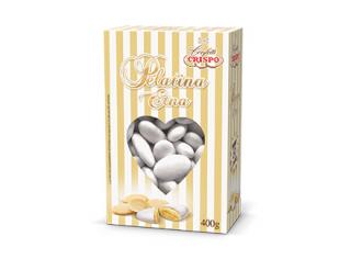 Bomboane pentru marturii Crispo albe cu migdale fara gluten 400 gr