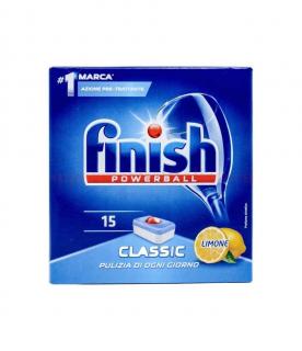 Capsule Finish pentru masina de spalat vase Classic cu lamaie 240 g-15 capsule