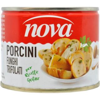 Ciuperci porcini trifolate Nova  fara gluten 180g