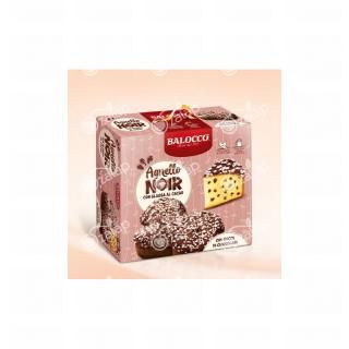 Colomba Balocco  Agnello Noir  cu glazura de cacao si bucati de ciocolata 750gr