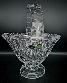Cos decor Flower din Cristal de Bohemia 21.5cm 