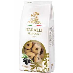 Covrigei Taralli Fiore di Puglia cu ulei extravirgin de masline 250gr