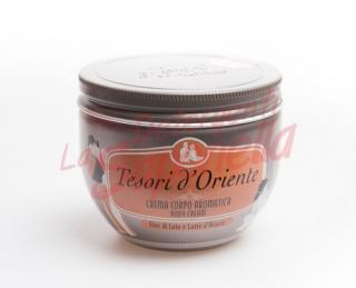 Crema de corp Tesori D'Oriente cu floare de lotus si lapte de salcam 300 ml