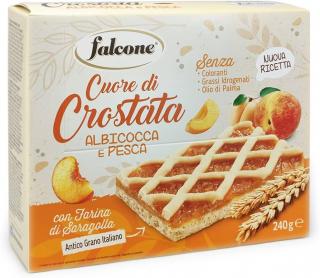 Crostatina Falcone cu caise si piersica 4*60gr