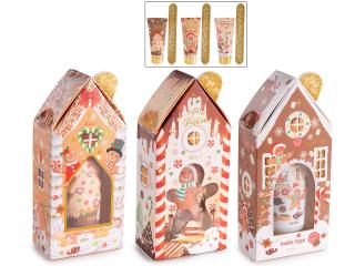 Cutie cadou  Biscottini cu crema maini si pila unghii(diverse arome) 40ml