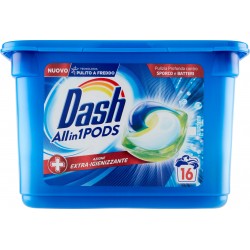 Detergent Dash pernute all in 1 actiune igienizanta 435,2 g-16 spalari