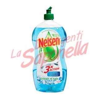 Detergent de vase Nelsen cu cristale de sare 900 ml
