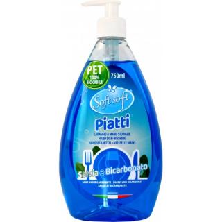 Detergent de vase Soft Soft salvie si bicarbonat 750 ml