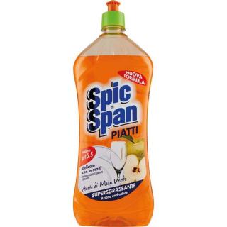 Detergent de vase Spic&amp;Span cu otet din mar verde 1000ml