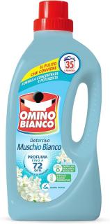 Detergent lichid Omino Bianco cu musc alb 1400ml-35 spalari