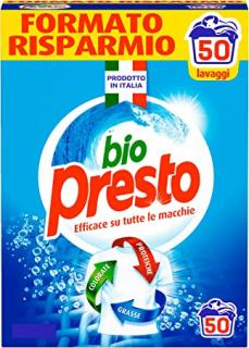 Detergent pulbere Bio Presto clasic 2.750kg -50 spalari