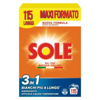 Detergent Sole pulbere 3 in1 5,750 kg - 115 spalari