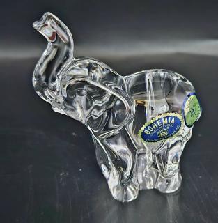 Figurina Elefant din Cristal de Bohemia