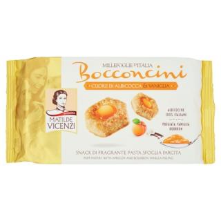 Foietaj Matilde Vicenzi  Bocconcini  cu crema de caise si vanilie 90gr