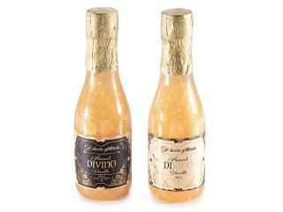 Gel de dus cu sclipici Amante Di Vino in sticla de sampanie