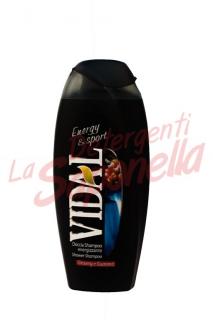 Gel de dus Vidal cu ginseng si guarana 250 ml