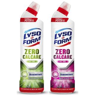 Gel wc Lyso+Form dezincrustant mixt (lime si pink) 750 ml-1buc